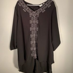 Gently worn Cato black tunic